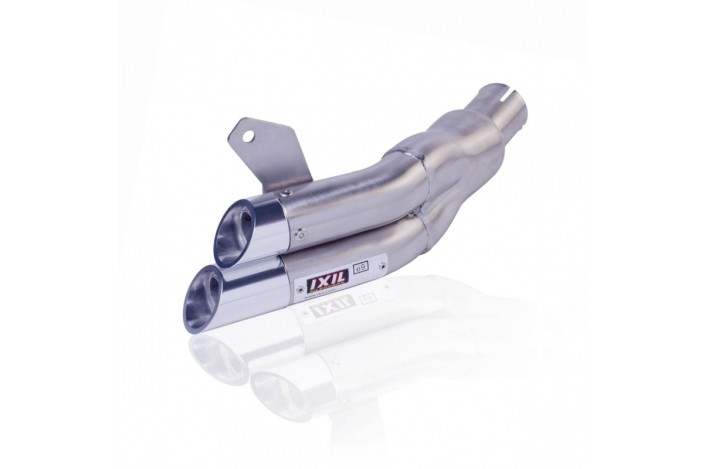 Silencieux IXIL Dual Hyperlow L2X inox / alu poli