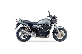 Silencieux IXIL Hexoval Xtrem inox / alu noir - Suzuki GSX750 Naked - OS8065VSE