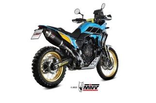 Silencieux MIVV Dakar Slip-On acier inoxydable noir - Yamaha Ténéré 700 19-22
