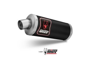 Silencieux MIVV Dakar Slip-On acier inoxydable noir - Yamaha Ténéré 700 19-22