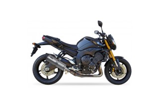 Silencieux IXIL Hexoval Xtrem inox / alu noir - Yamaha FZ-8 - OY9088VSE