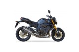 Silencieux IXIL Hexoval Xtrem inox / alu noir - Yamaha FZ-8 - OY9088VSE