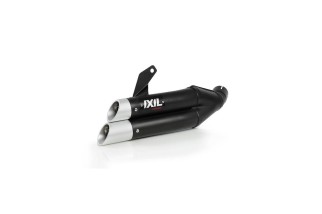 Silencieux IXIL Dual Hyperlow L3XB inox noir / alu - Honda CBR500R - XH6334XB