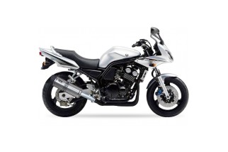 Silencieux IXIL Hexoval Xtrem inox / alu noir - Yamaha FZS 600 Fazer - OY9063VSE