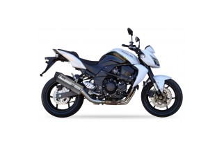 Silencieux IXIL Hexoval Xtrem inox / alu noir - Kawasaki Z750S/R - OK7071VSE