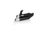 Silencieux IXIL Dual Hyperlow L3XB inox noir / alu - Kawasaki Z750S - XK7371XB