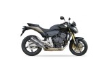 Silencieux IXIL Hexoval Xtrem inox noir / alu noir - Honda CB600F-S Hornet - OH6048VSE