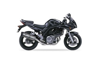 Silencieux IXIL Hexoval Xtrem inox / alu noir - Suzuki SV650S - OS8056VSE