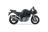 Silencieux IXIL Hexoval Xtrem inox / alu noir - Suzuki SV650S - OS8056VSE