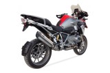 Silencieux IXIL Hexoval Xtrem inox / alu noir - BMW R1200GS - OB5097VSE