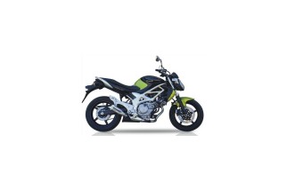 Silencieux IXIL Dual Hyperlow L2X inox / alu poli - Suzuki SFV 650 Gladius - XS8358V