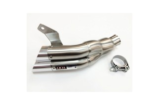 Silencieux IXIL Dual Hyperlow L2X inox / alu poli - Suzuki SFV 650 Gladius - XS8358V