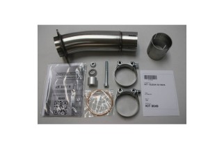 Silencieux IXIL Hexoval Xtrem inox / alu noir - Suzuki SV 650/S - OS8049VSE