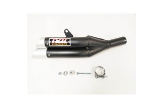 Silencieux IXIL Dual Hyperlow L3XB inox noir / alu - Honda CBR500R - XH6333XB