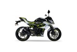 Silencieux IXIL Dual Hyperlow L3XB inox noir / alu - Kawasaki Z125/Ninja 125 - XK7337XB