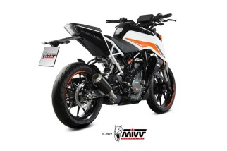 Silencieux MIVV MK3 Slip-On acier inoxydable noir - KTM 125 / 390 Duke