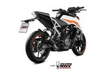 Silencieux MIVV MK3 Slip-On acier inoxydable noir - KTM 125 / 390 Duke