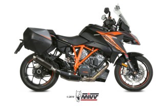 Silencieux MIVV Dakar Slip-On acier inoxydable noir - KTM 1290 Superduke GT