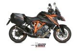 Silencieux MIVV Dakar Slip-On acier inoxydable noir - KTM 1290 Superduke GT