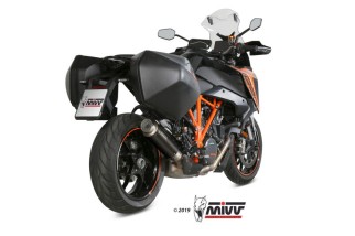 Silencieux MIVV Dakar Slip-On acier inoxydable noir - KTM 1290 Superduke GT