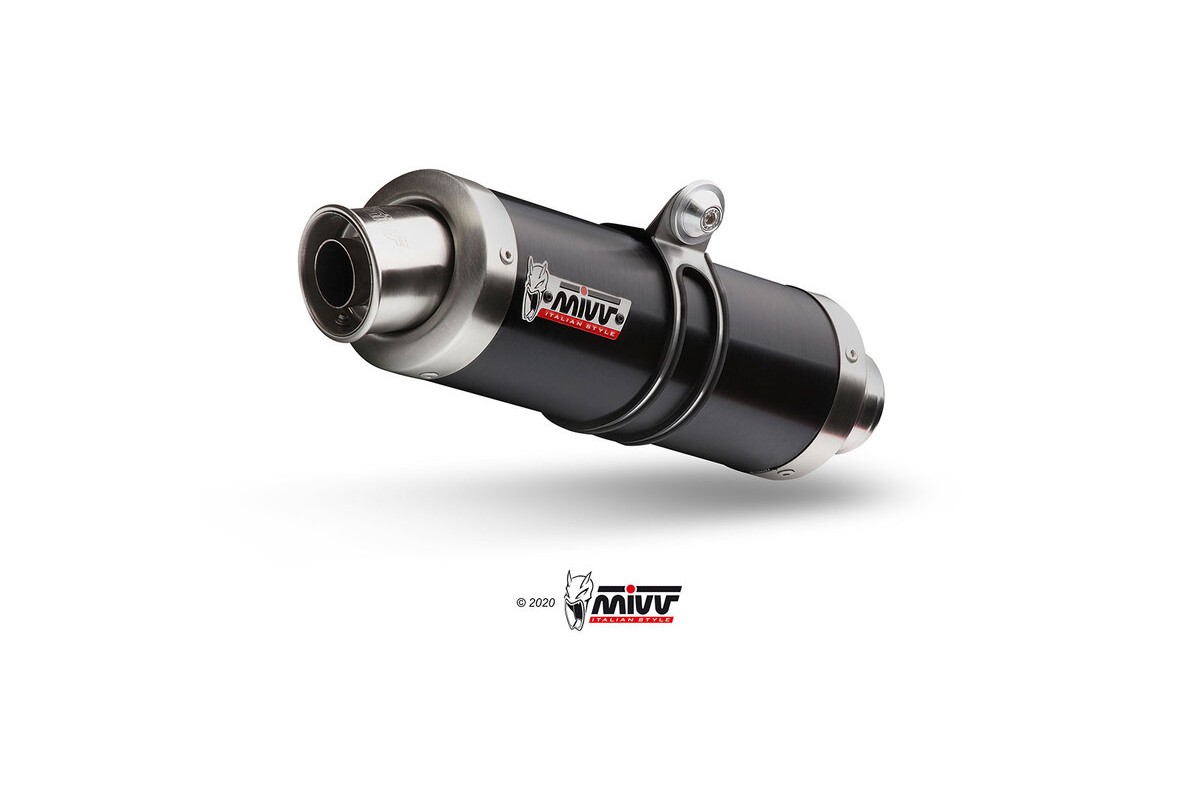 Silencieux MIVV GP Slip-On acier inoxydable noir - Honda CBR 1000 RR