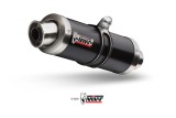 Silencieux MIVV GP Slip-On acier inoxydable noir - Honda CBR 1000 RR