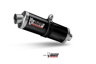 Silencieux MIVV Oval acier noir