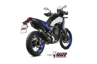 Silencieux MIVV Oval acier noir