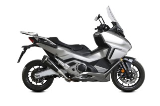 Silencieux MIVV Delta Race - Acier inox noir / inox noir