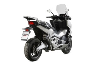 Silencieux MIVV Delta Race - Acier inox noir / inox noir