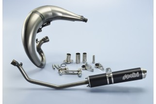 Pot d'échappement POLINI Race Aluminium noir - Derbi DRD S