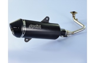 Pot d'échappement POLINI Maxi-Scooter Aluminium noir - SYM
