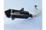 Pot d'échappement POLINI Maxi-Scooter Aluminium noir - SYM