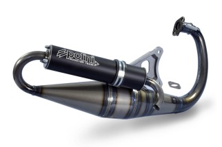 Pot d'échappement POLINI Team 4 Aluminium noir - Piaggio