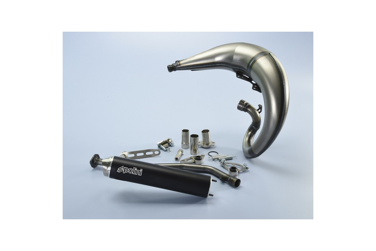 Pot d'échappement POLINI Race Aluminium noir - Sherco