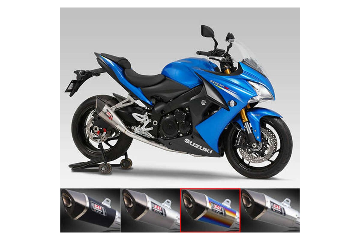 Ligne complète YOSHIMURA R-11 titane bleu Suzuki GSX-S1000