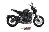 Ligne complète MIVV Delta Race Steel Black/carbone - Triumph Trident 660