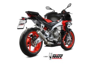 Ligne complète MIVV X-M1 - titane/inox Aprilia Tuono 660