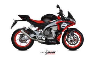 Ligne complète MIVV X-M1 - titane/inox Aprilia Tuono 660
