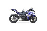 Ligne complète IXIL Hexoval Xtrem Race inox / alu noir - Yamaha R3/R25 - OY9025VSE