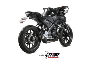 Ligne complète MIVV GP Pro acier inoxydable noir - Yamaha MT 125