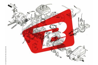 Pièce SAV MIVV Manchon gauche Ghibli pour MVK039LGX Kawasaki Z1000