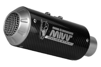 Silencieux MIVV universel MK3 carbone - Côté droit