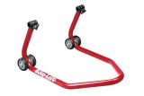 Béquille de stand arrière universelle BIKE LIFT rouge avec supports en "V"- RS-17