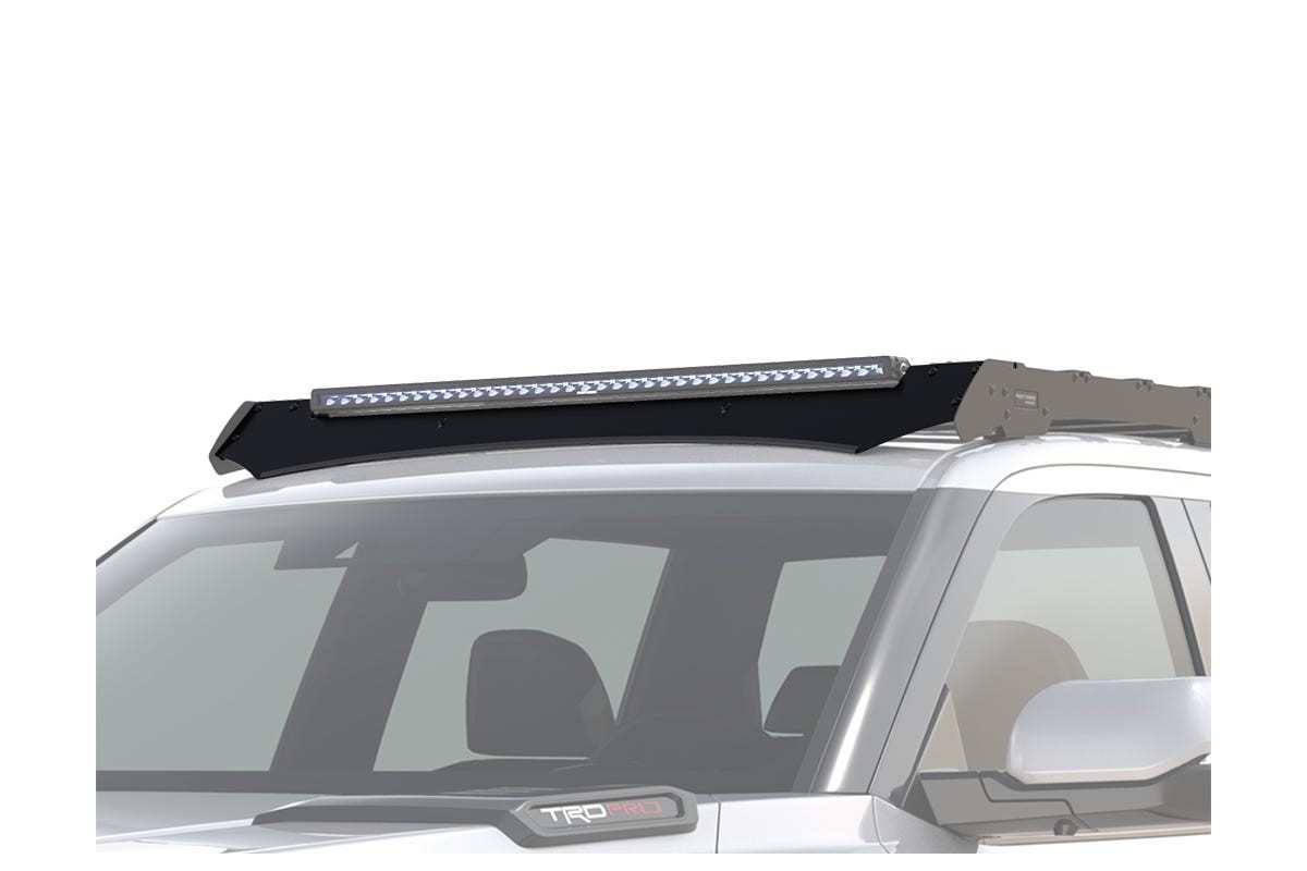 Déflecteur de vent pour barre lumineuse 40in de galerie Slimsport pour Toyota Tundra (2022- ..)