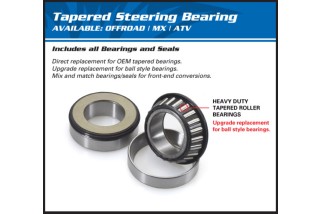 Kit roulements de colonne de direction ALL BALLS Honda CR125R/CR250R