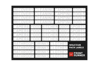 Étiquettes d’organisation de camping Wolf/Cub Pack