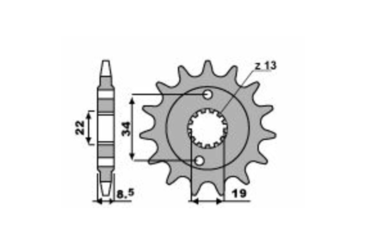 Pignon PBR acier standard 2276 - 520