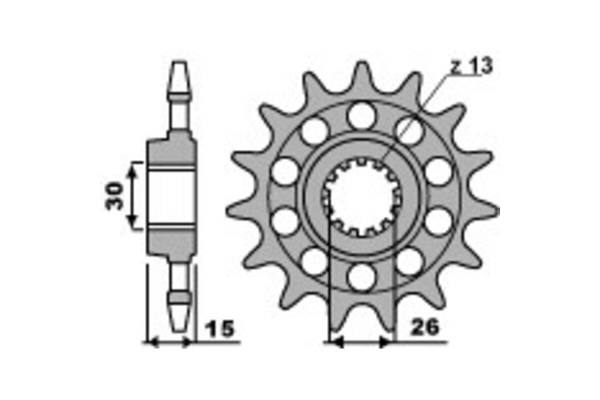 Pignon PBR acier standard 2199 - 520