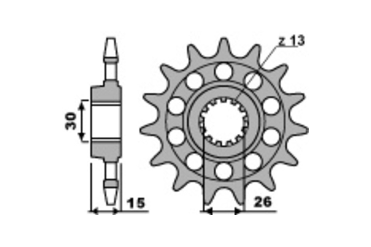 Pignon PBR acier standard 2199 - 520
